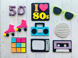 80s / 90s Throwback Cake Toppers