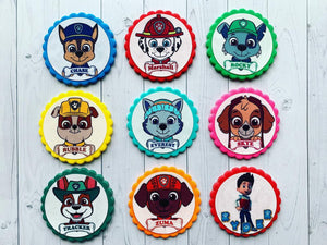 Paw Patrol Cupcake Toppers