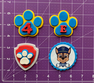 Paw Patrol Cupcake Toppers