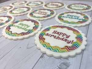 Happy Birthday Cupcake Toppers