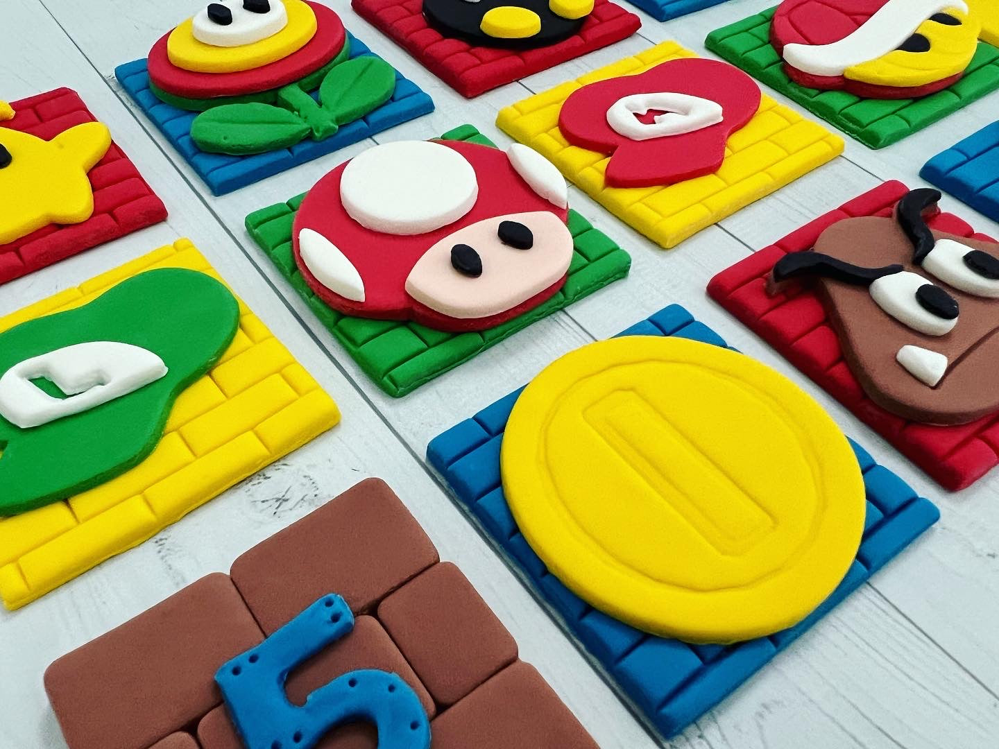 Mario Cupcake Toppers