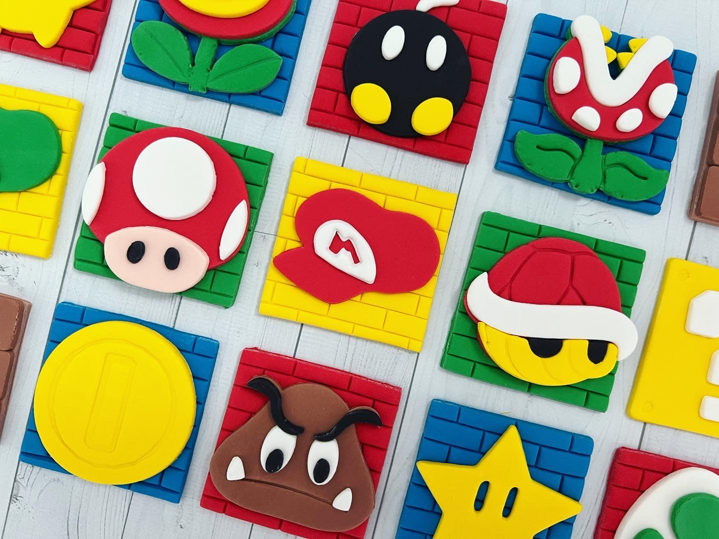 Mario Cupcake Toppers