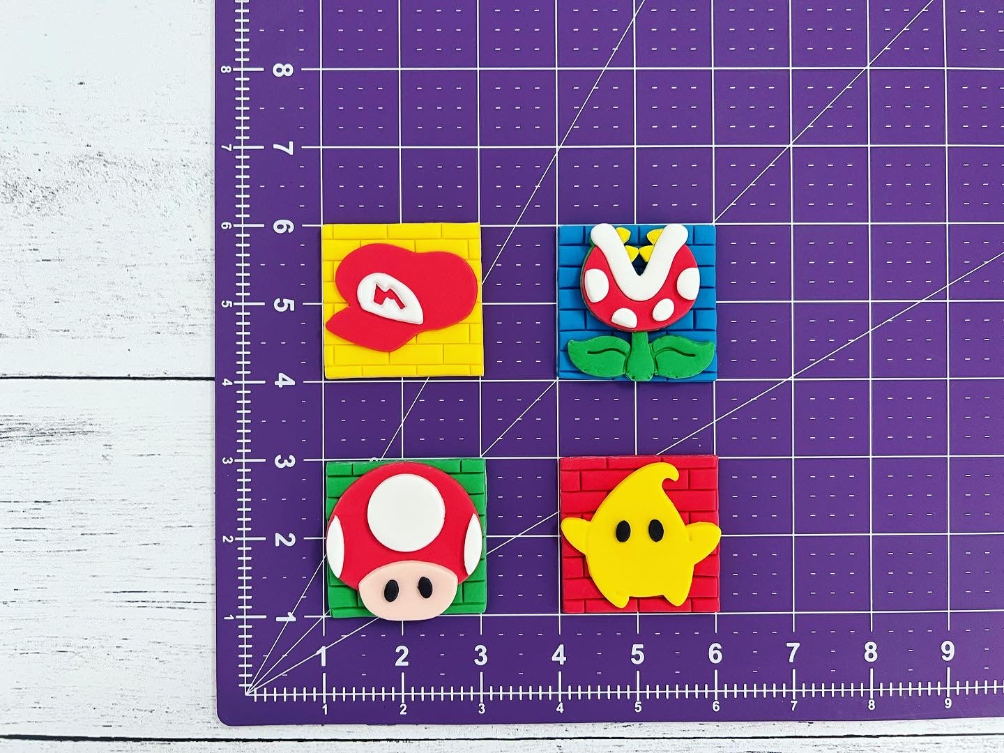 Mario Cupcake Toppers