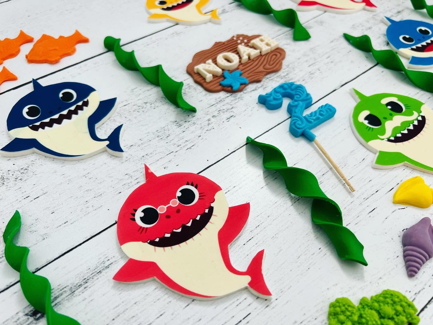 Shark Cake Toppers