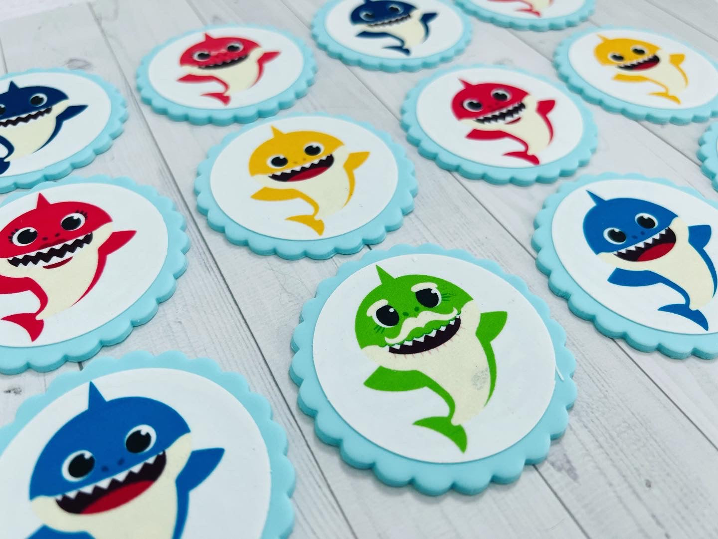 Shark Cupcake Toppers