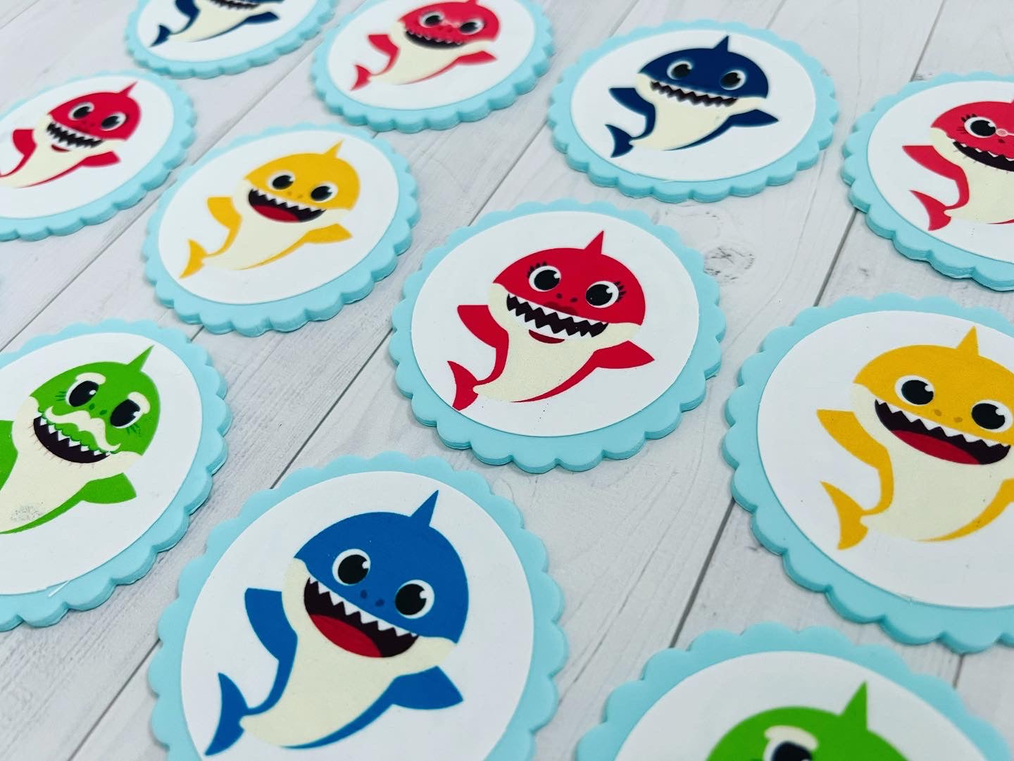 Shark Cupcake Toppers